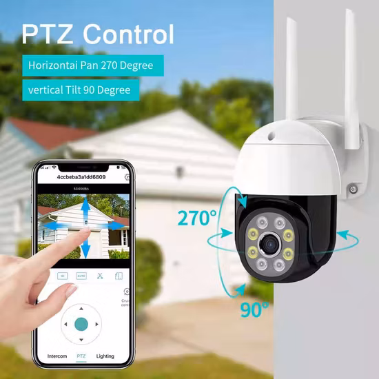 HD 1080P CCTV Wireless Security Camera Housing Monitor PTZ WiFi esterno Dome telecamera spia nascosta